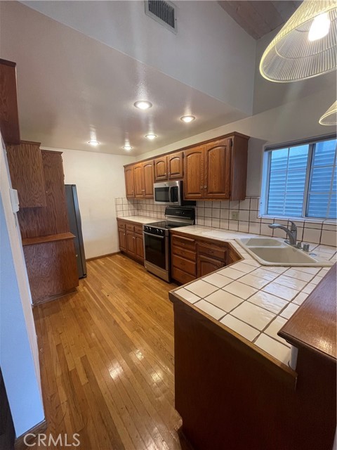 The kitchen is open to the living area.