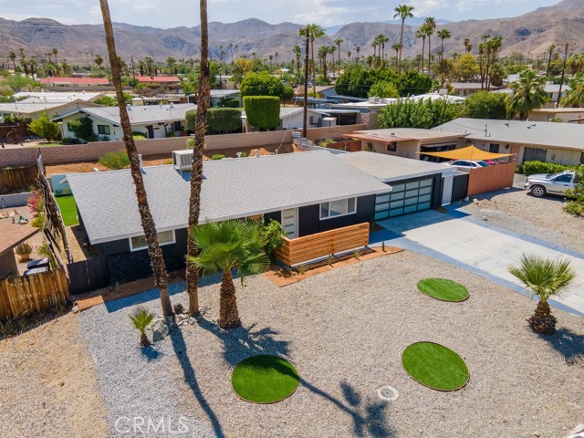 68367 Terrace Road Cathedral City, California This is the one. Welcome to this fully updated Mid Century POOL home unlike any other in The Cove. Featuring an incredibly open floor plan with a straight shot from the front door all the way out to the pool. This property has been fully updated inside and out including new kitchen, new bathrooms, new flooring, paint, lighting/electrical, new AC, new windows, new appliances, newer roof, all new landscape, and all new finishes and fixtures. Best of all the property can be offered turn key furnished so you can get right into desert resort style living the minute you are handed the keys. Centrally located in The Cove with explosive mountain and valley views from all directions. Minutes from downtown Palm Springs, neighborhood hiking trails, casinos, shopping and dining. The great room and kitchen are unmatched by most homes of this size and suit those who love open concept living. Book your showing today and don't let this rare opportunity pass by.
