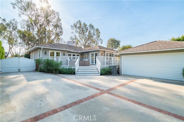 Driveway leading to 2 car garage