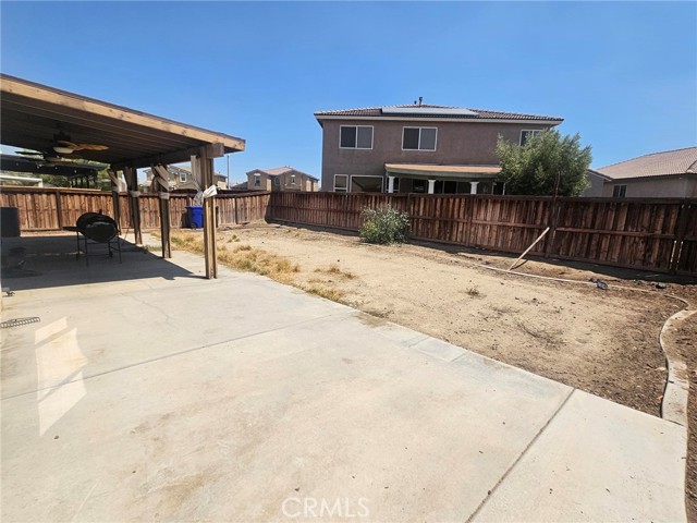 REAR BACK YARD VIEW