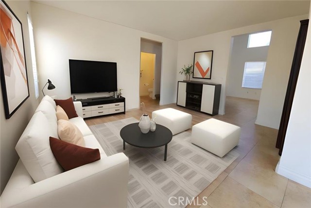 Family Room Staged