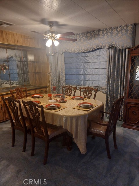 Spacious dining