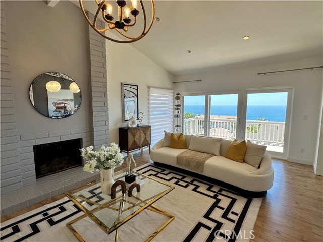 Beautiful ocean view from living room