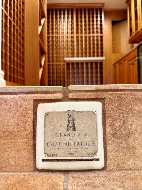 Custom Winer Cellar Detail