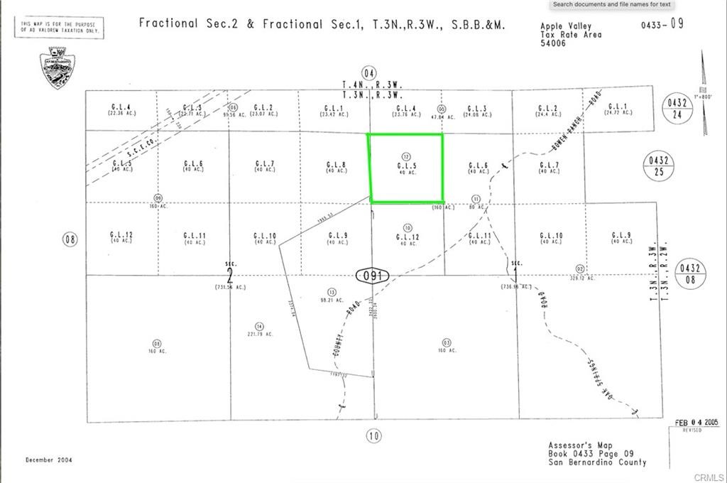 Detail Gallery Image 1 of 1 For 0 Bowen Ranch Rd, Apple Valley,  CA 92308 - – Beds | – Baths