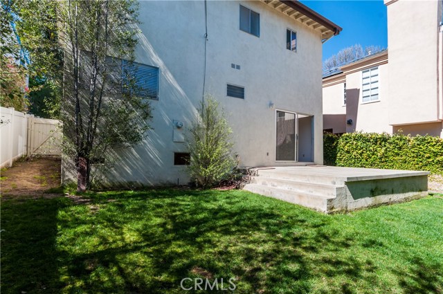 Good sized backyard and patio off the family room