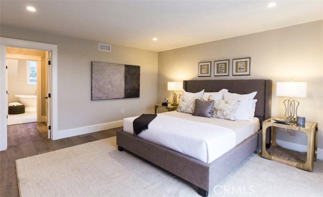 Master bedroom suite