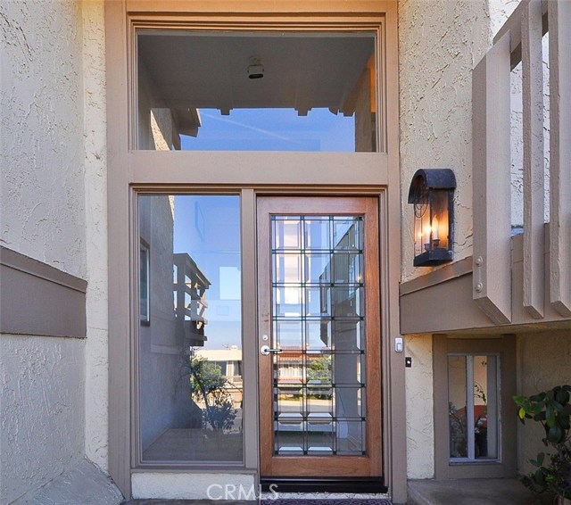 Unique Lead Glass Front Door