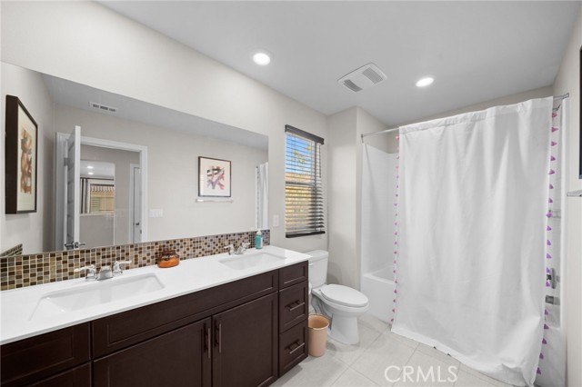 Double Sink Vanity Area