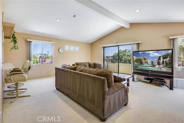 Family room with balcony and views in 3 separate directions: ocean, PV and to the East