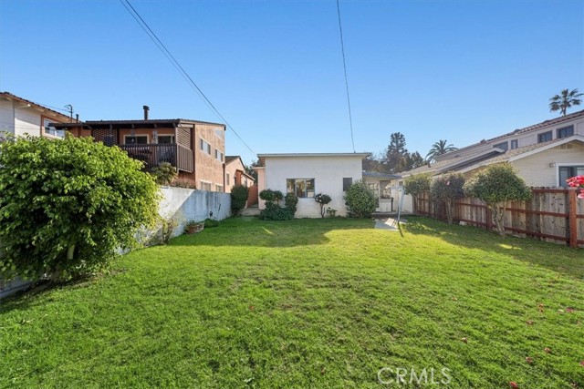 Huge back yard with potential for future development