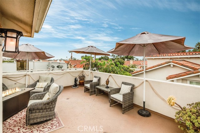 Private ocean view roof top deck