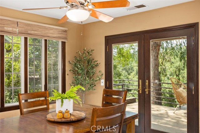 DOORS TO DECK FROM KITCHEN