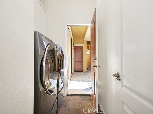 Individual Laundry Room with Full size Washer and Dryer