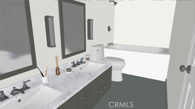3D Virtual View Of Master Bathroom