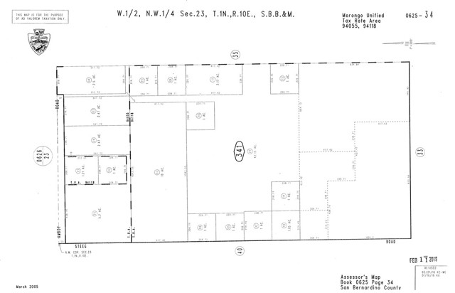 Detail Gallery Image 5 of 5 For 0 Steeg Rd, Twentynine Palms,  CA 92277 - – Beds | – Baths