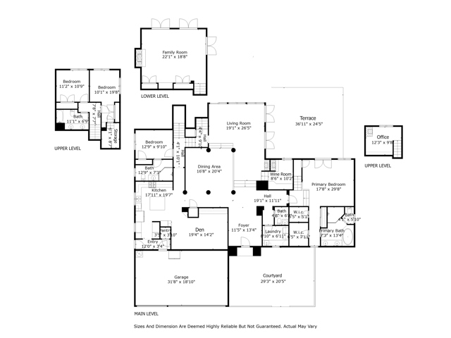 Floor Plan w/dimensions