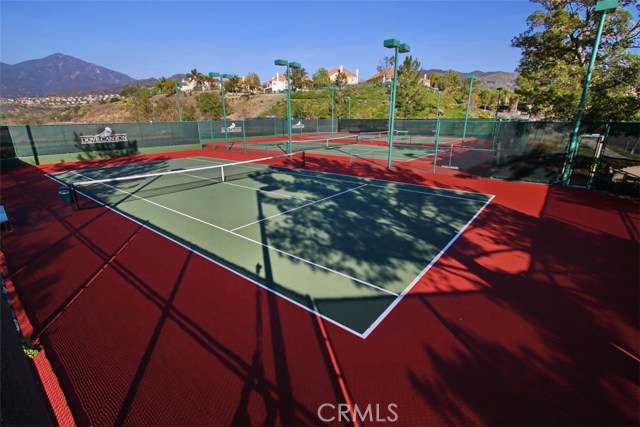 Four lighted tennis/pickle ball courts