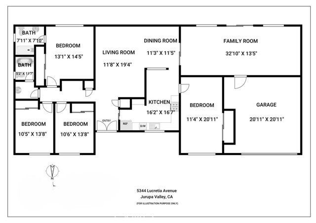 Detail Gallery Image 37 of 37 For 5344 Lucretia, Jurupa Valley,  CA 91752 - 4 Beds | 2 Baths