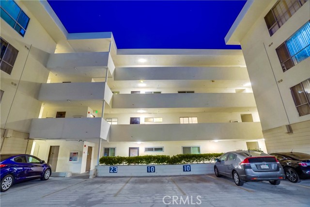 View of unit 209 from parking structure. View of unit 209 from parking structure.