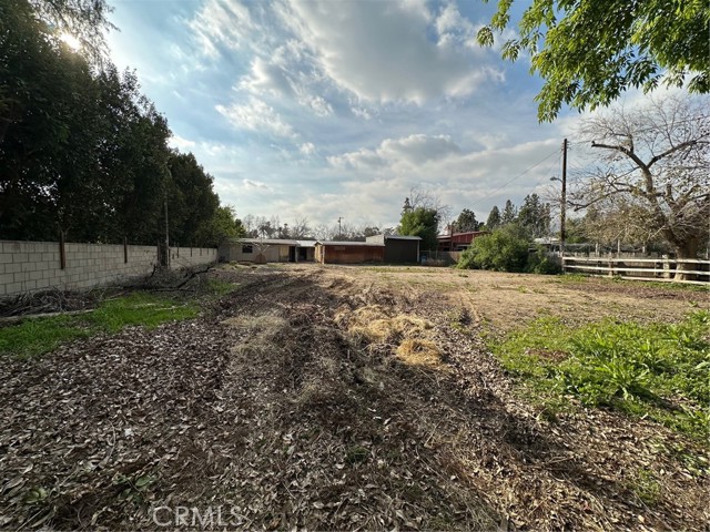 Looking Back towards Barn Stalls