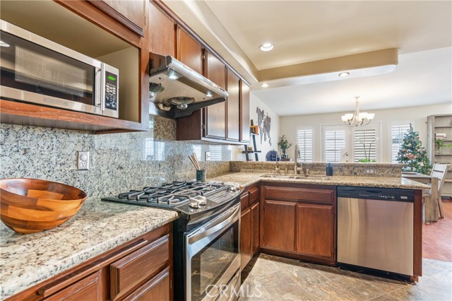 Kitchen with Granite Countertops