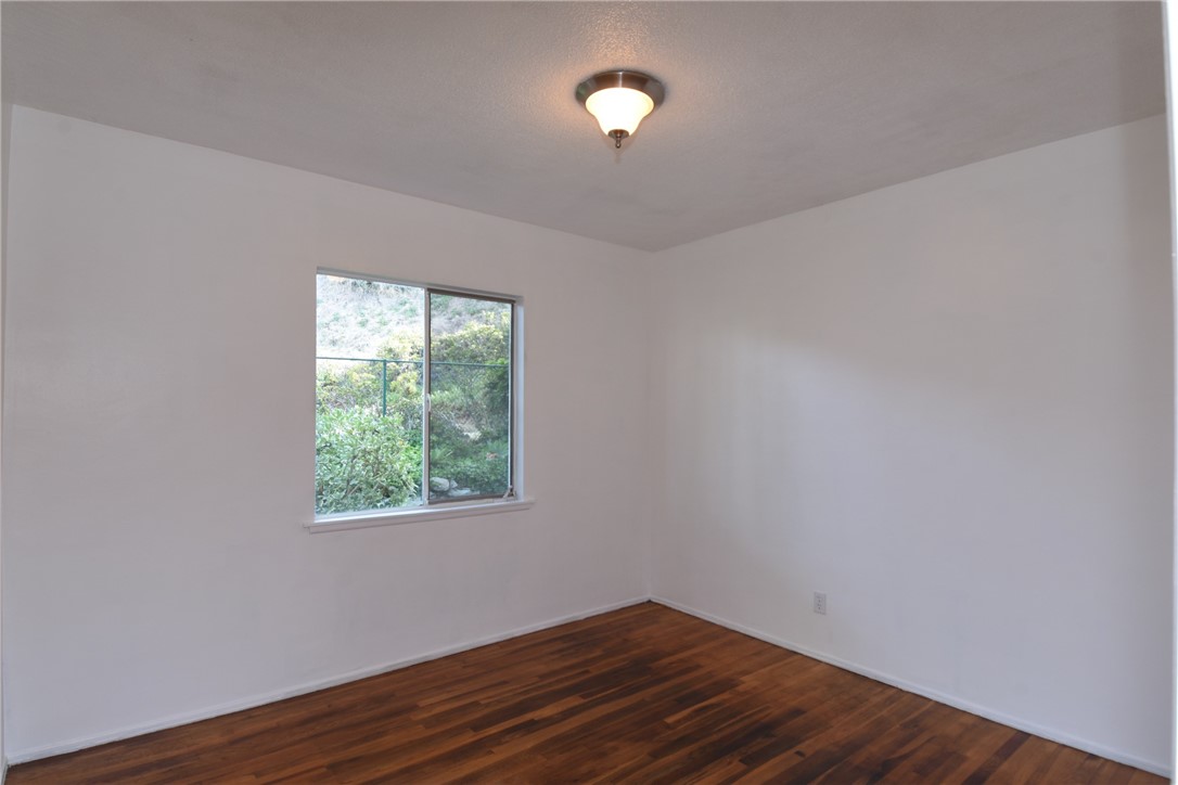 Bedroom #2 with hardwood floors