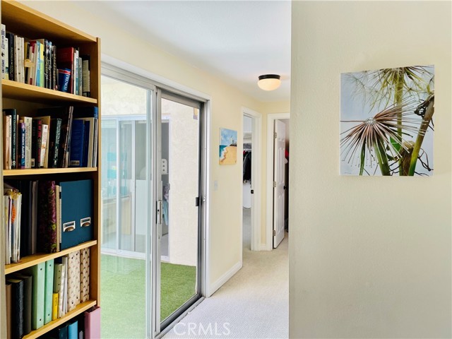 Hallway with atrium access