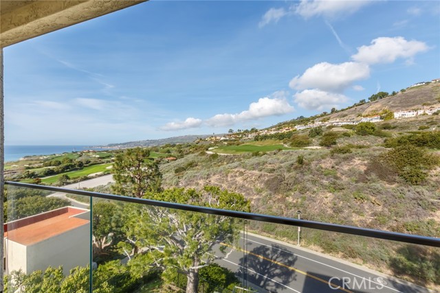 Ocean, bluff and golf course Views from the side deck