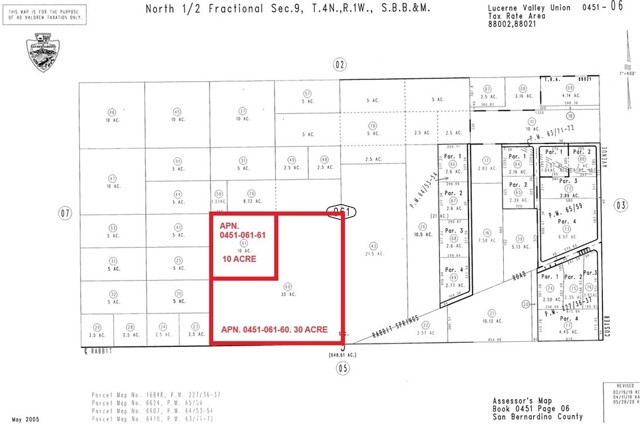 Detail Gallery Image 8 of 8 For 0 Rabbit Springs Rd, Lucerne Valley,  CA 92356 - – Beds | – Baths