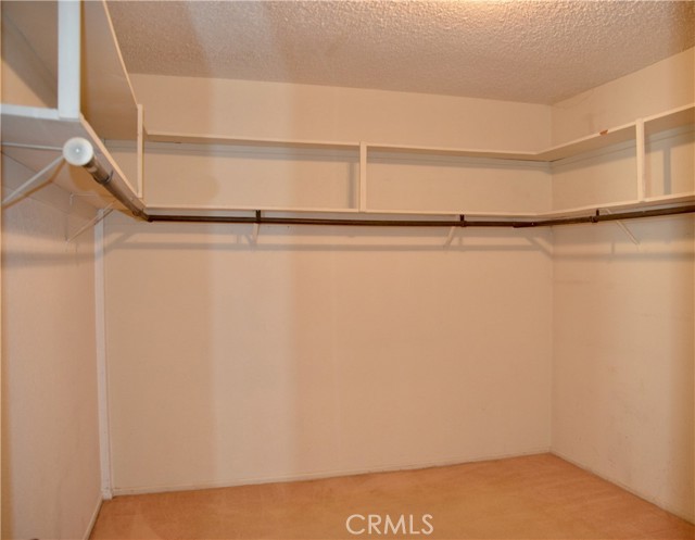 Huge walk in closet.