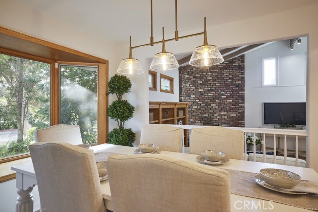 Formal Dining room leading to family room