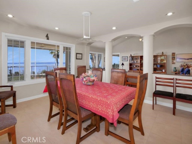 Formal Dining Room Looking Out to Views