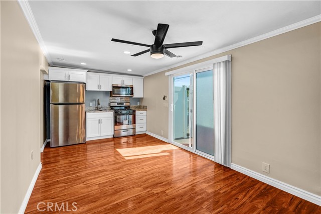 Living, Dining, and Kitchen Area. Area shown without the digital staging.