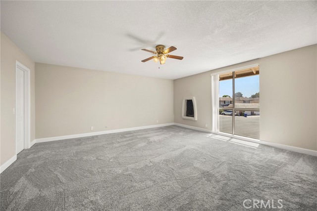 Fireplace in primary room keeps you cozy on cold nights! Floor to ceiling window allows the sun to shine in!