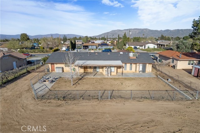 Aerial of Backyard