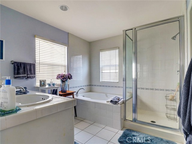 PRIMARY BATH, TUB AND SHOWER