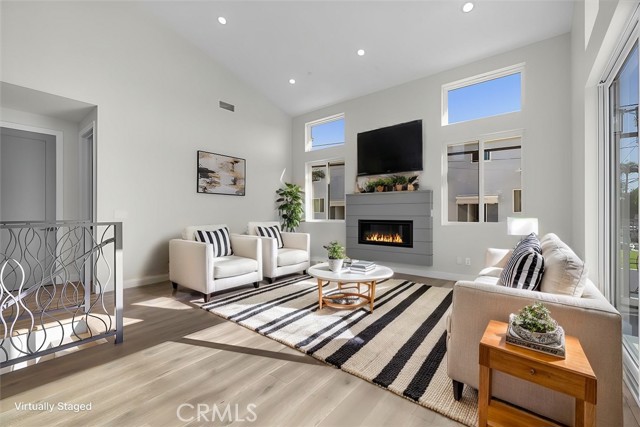 Living Room virtually staged