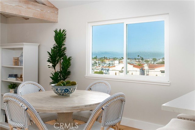 Dining area with views