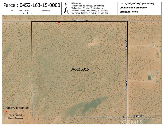 Detail Gallery Image 2 of 9 For 0 North Side, Lucerne Valley,  CA 92356 - – Beds | – Baths