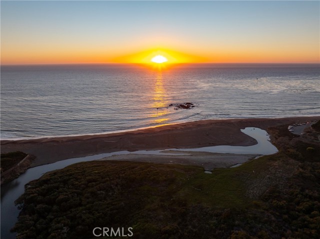 Sunset at Nearby Moonstone Beach