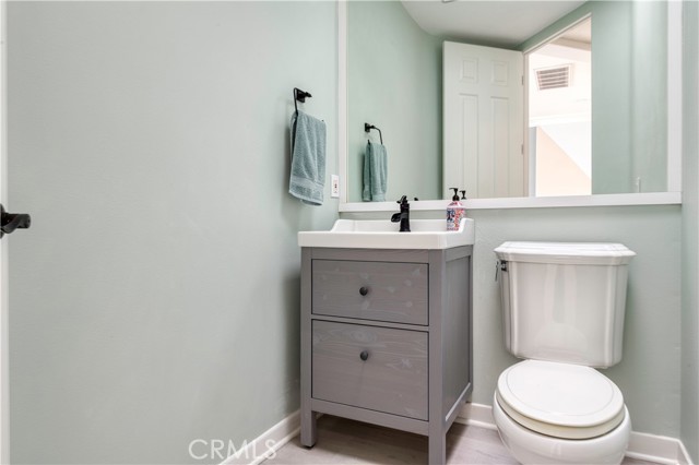 Top floor powder room.