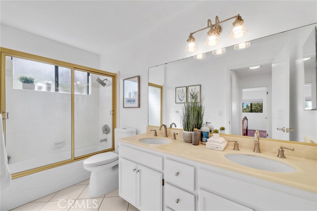 Guest Bathroom with Dual Sinks