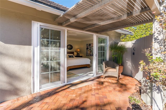 Master bedroom/patio