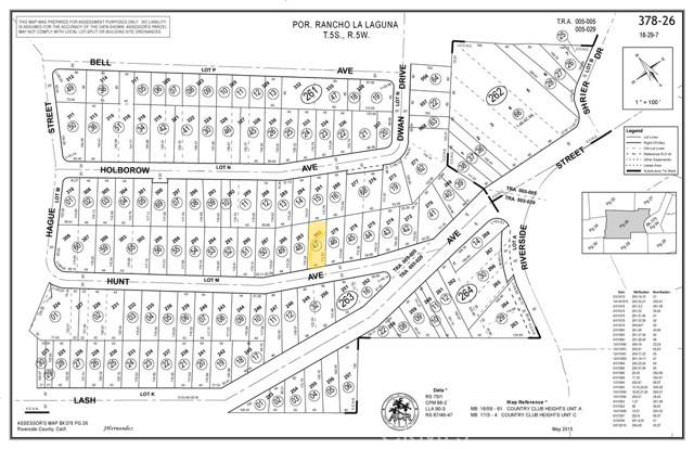 Detail Gallery Image 3 of 3 For 0 Hunt Ave, Lake Elsinore,  CA 92530 - – Beds | – Baths