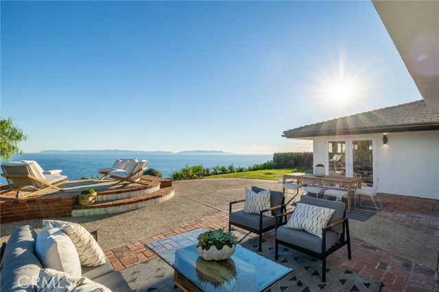 Outdoor Seating Area #1 With Panoramic Ocean View