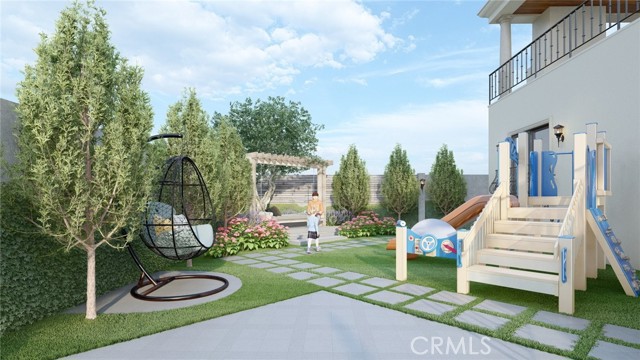 rendering drawings of potential backyard