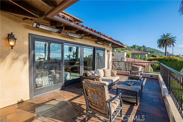 Front balcony outside of living room