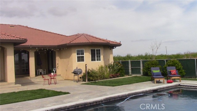 Rear patio and pool