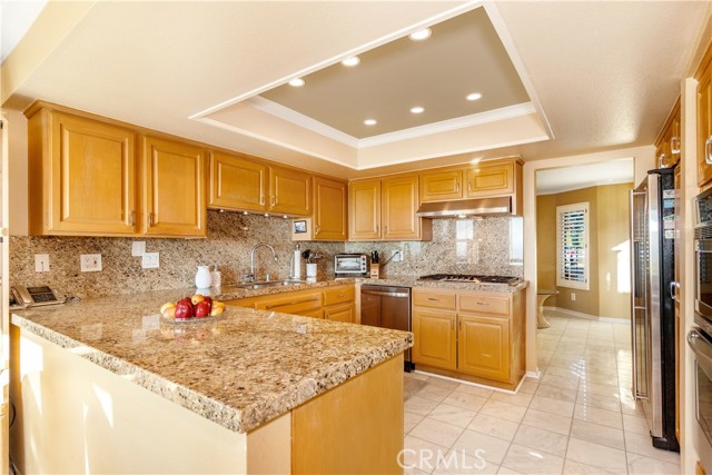 Kitchen through to Family Room